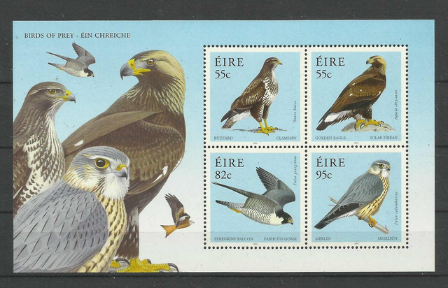 Ireland  2010  Birds of Prey Minisheet  MNH