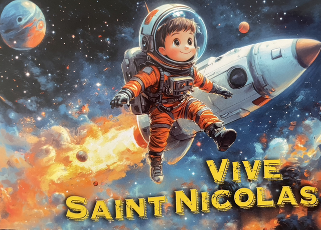 Saint Nicolas Astronaute