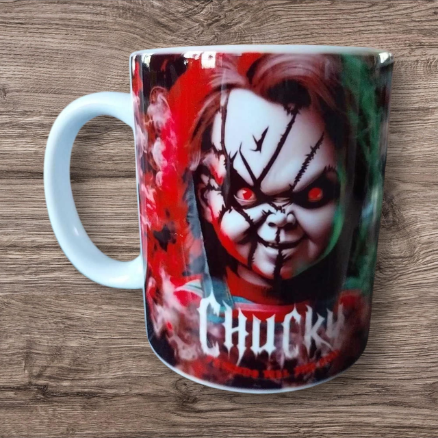 Mug Chucky vs Freddy 