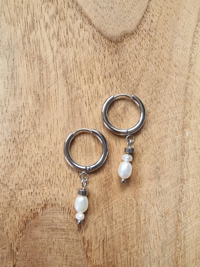 Boucles Mother of pearl mini