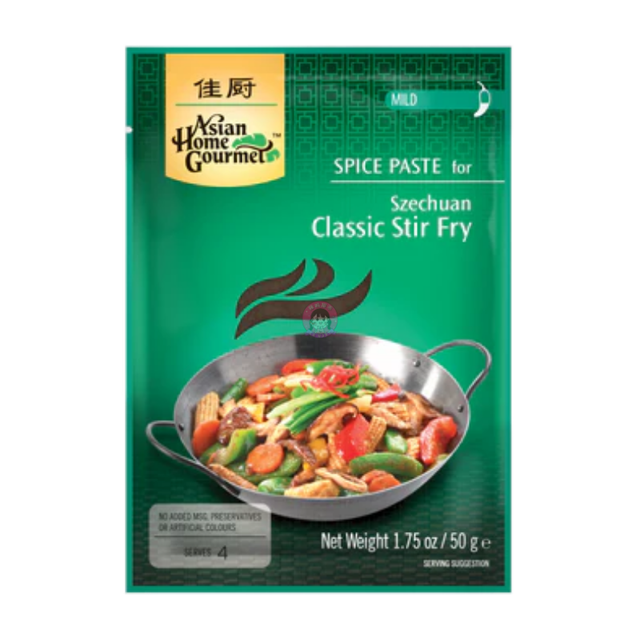 Asian Home Gourmet Spice Paste For Szechuan Classic Stir Fry 50g