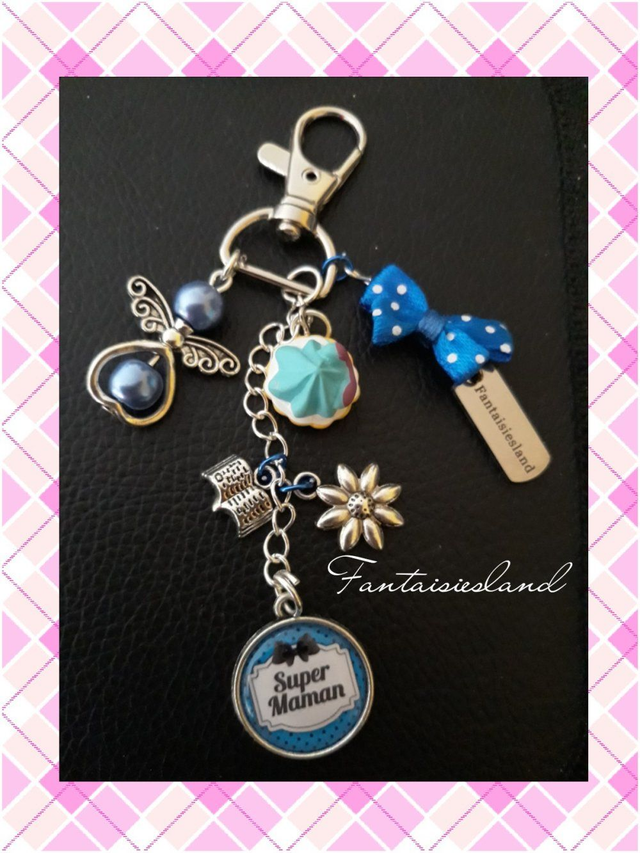 Bijou de sac argenté - Super Maman