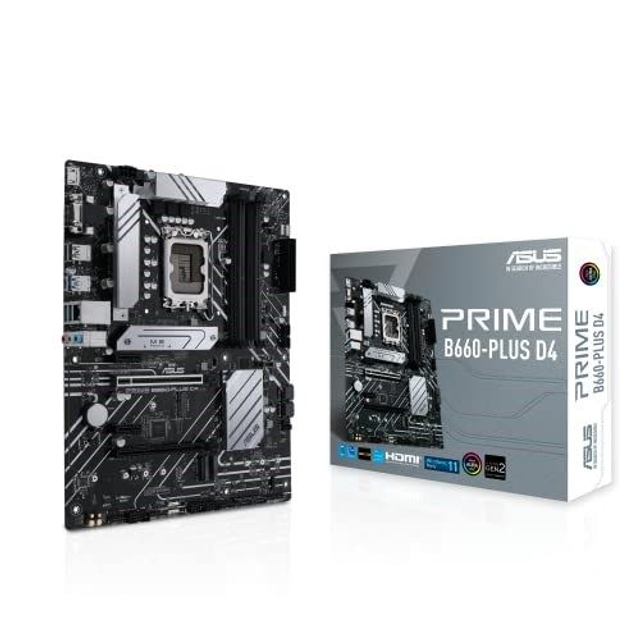 02.2.0057 – Scheda Madre ASUS Prime B660‑PLUS D4 – ATX business per Intel 12ª/13ª/14ª Gen
