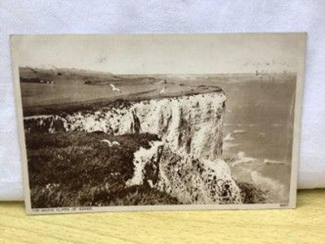 The White Cliffs of Dover, Kent, Posted 1953 Norman Postcard. Our Ref No. R329 £2.25