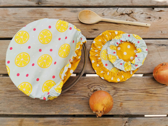 Couvre plats réutilisables et réversibles 