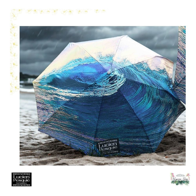 Parapluie pliant "Vague de Teahupoo"