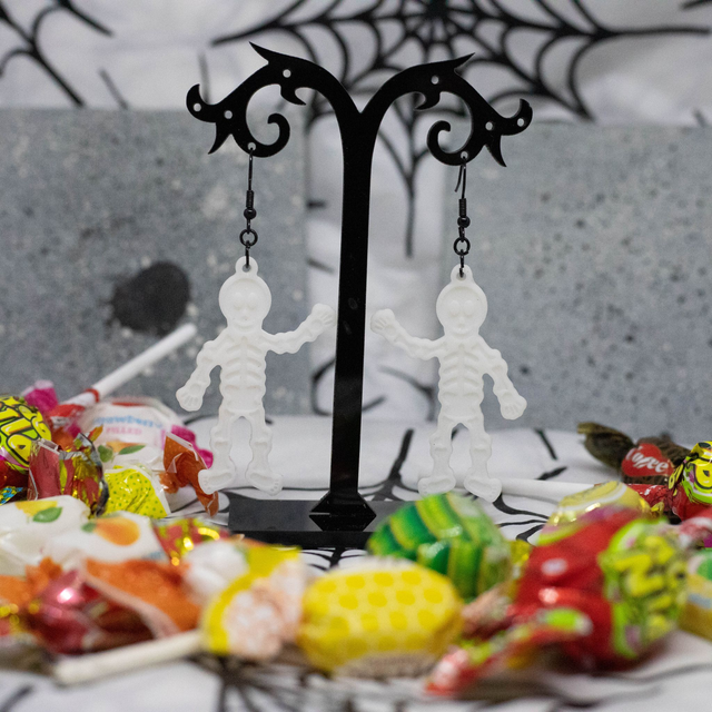 Boucles d'oreilles Squelette