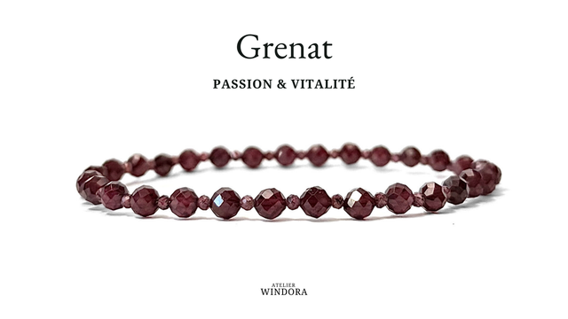 Bracelet | Grenat - Royal Luxe