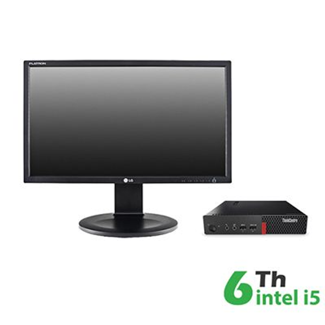 Lenovo M710Q I56X00/16/240SSD/W10P+M24&quot; RICONDIZIONATO