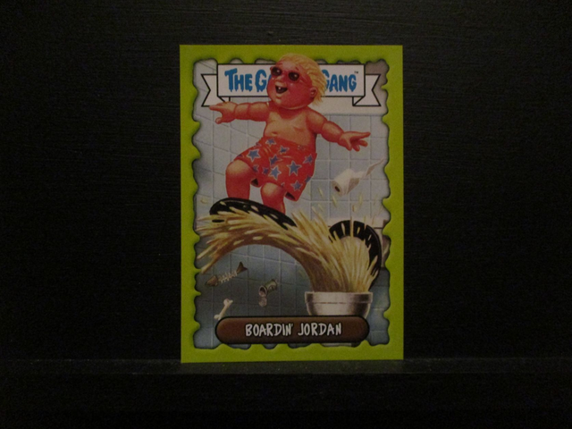 Boardin' Jordan - (Topps) The Garbage Gang Original Trading Card #76