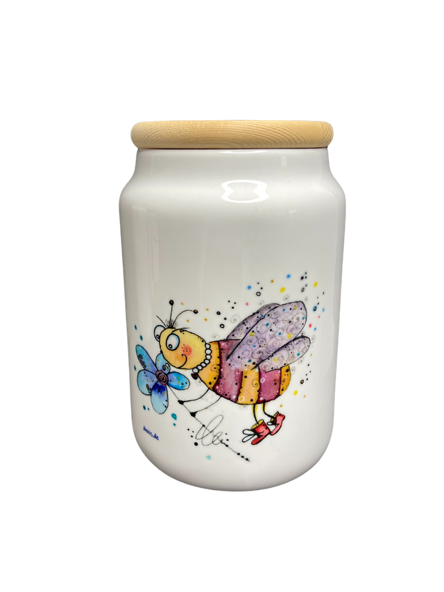 Keramikdose "Biene"