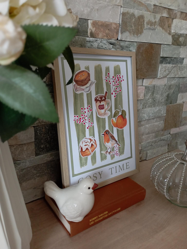 Affiche Cosy Time A4