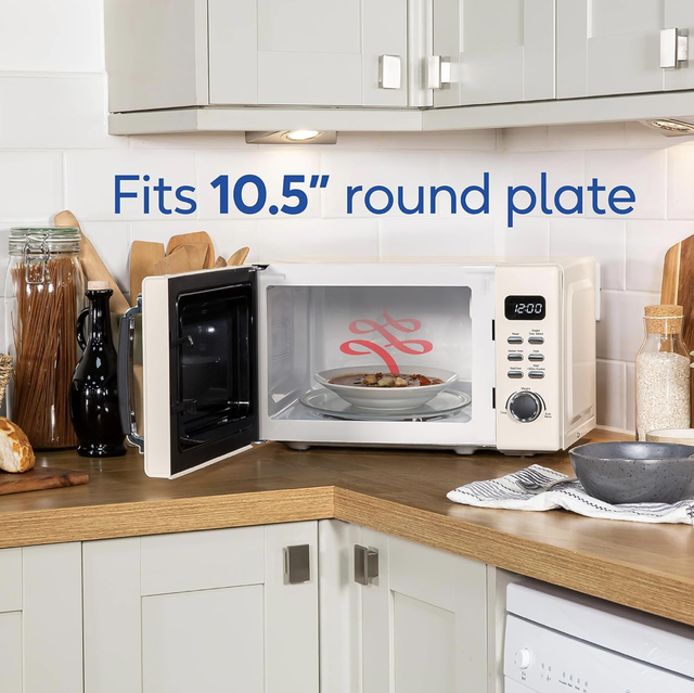 Russell Hobbs RHM2044C Retro Digital Microwave Oven 800W 20L Cream