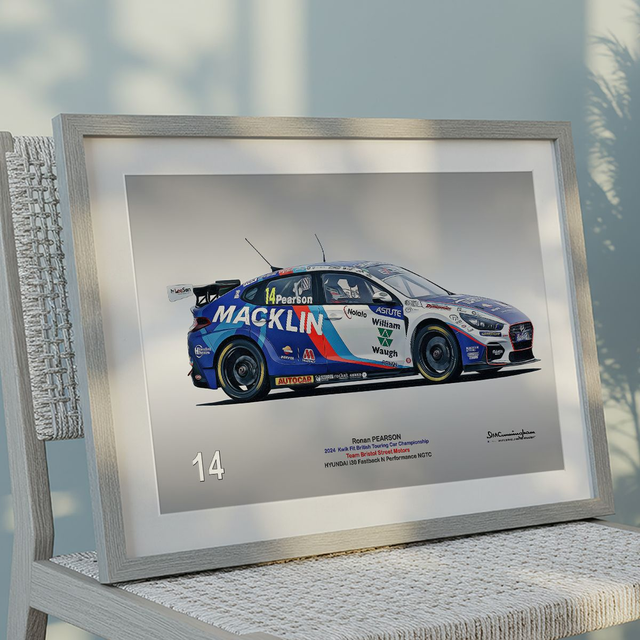 C240501 Hyundai i30 FB N Performance NGTC BTCC24 TBSM PEARSON #14