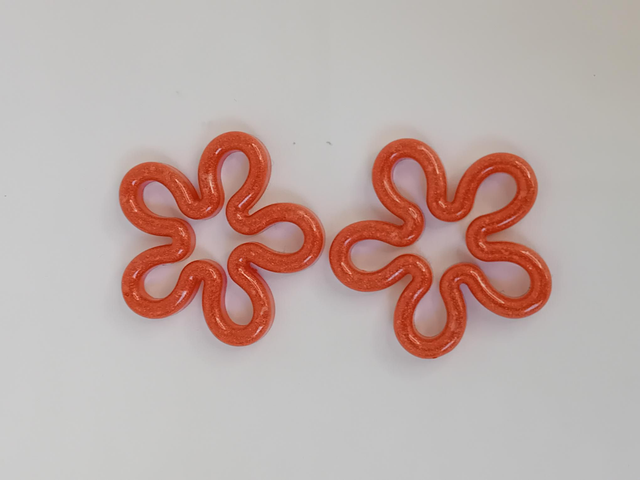 Pampille contour fleur 