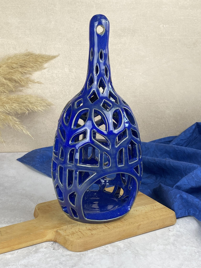 Lanterne TERRALMA bleu nuit