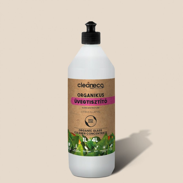 Cleaneco - Organikus üvegtisztító koncentrátum, citrus illattal 