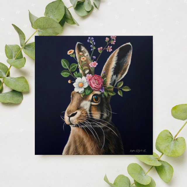 ‘Queen Rose’ Greeting Card