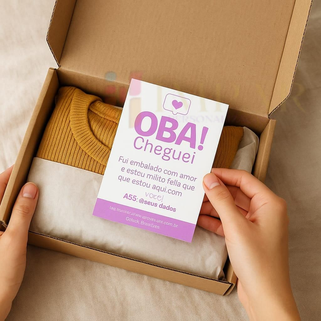 Bloco de Agradecimento Personalizado  para loja, folheto, folha de agradecimento.