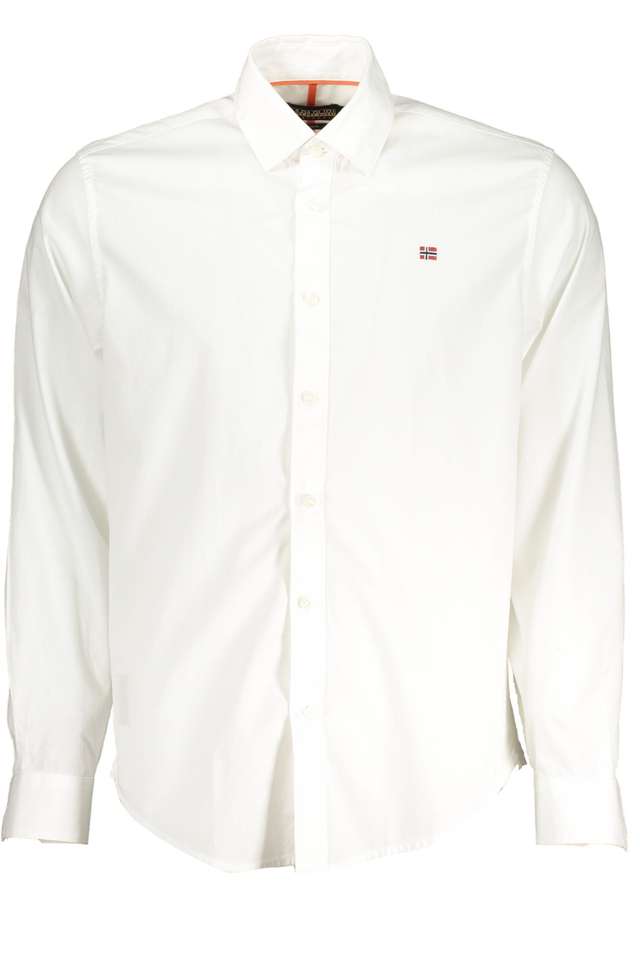 NAPAPIJRI CAMICIA MANICHE LUNGHE UOMO BIANCO