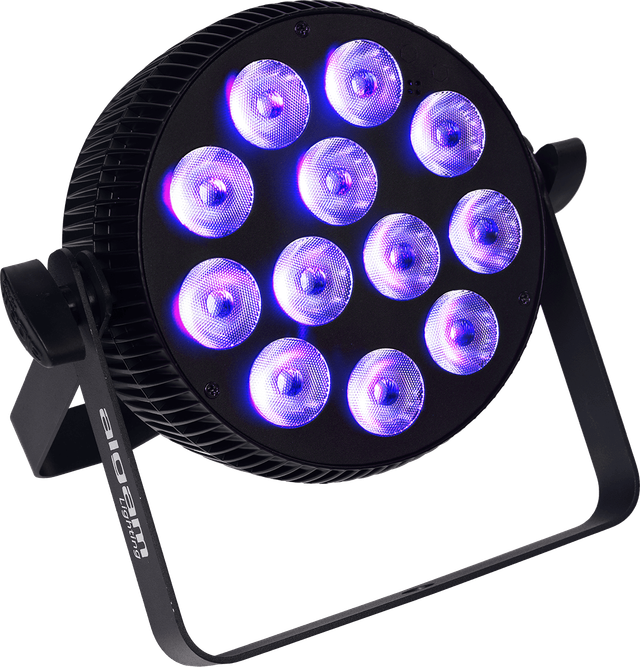 Projecteur à Leds 12 x 10W RGBW + ambre + UV