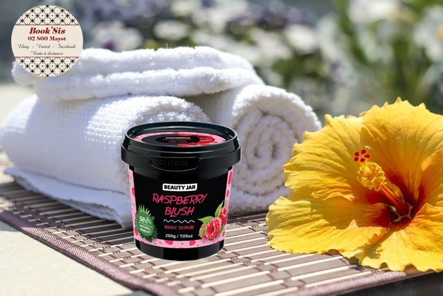 Beauty Jar " Gommage corps Hydratant Nourrissant Framboise "