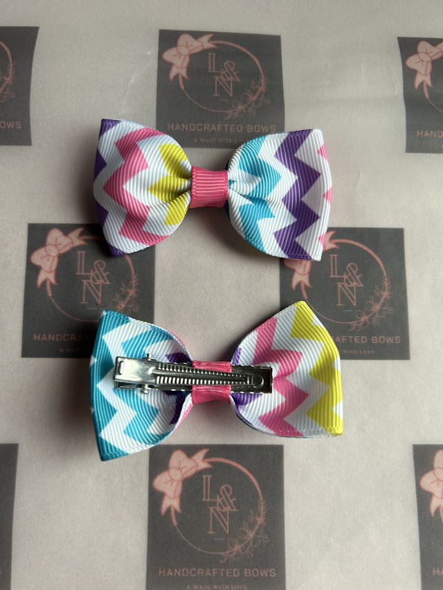 Zig Zag Ribbon Bows