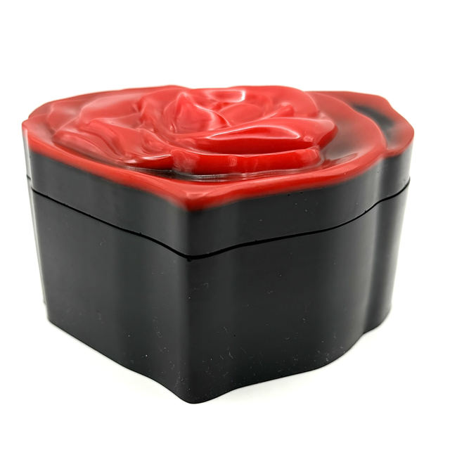 Boîte Cœur en Rouge et Noir