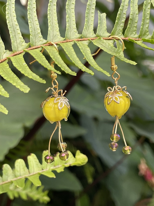 Boucles "Muguet de soleil"