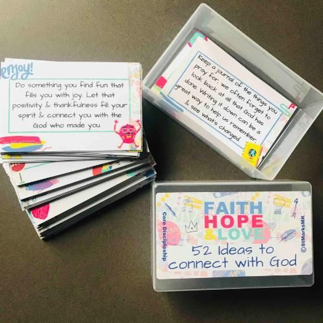 Connect Cards - 52 ideas to connect with God
