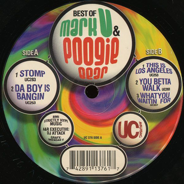Mark V &amp; Poogie Bear – Best Of Mark V &amp; Poogie Bear (This is Los Angeles, Stomp, Boy is Banghin...) - Underground Construction
