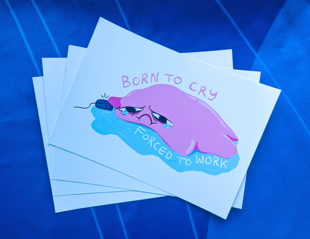 Born to Cry Print