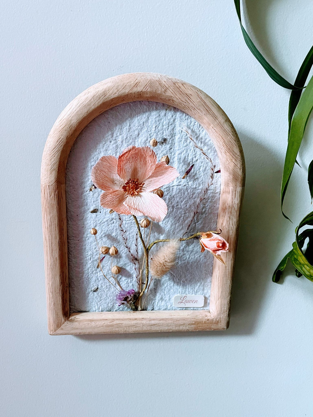 Cadre Poétique fleuri &quot;Eléor&quot; 