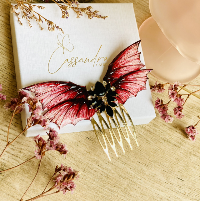 Dragon mystique - peigne à cheveux 