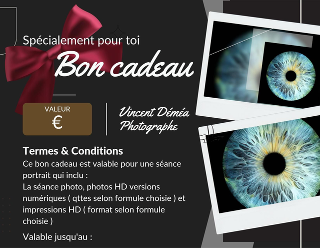 Bon Cadeau Séance Portrait D'Iris 