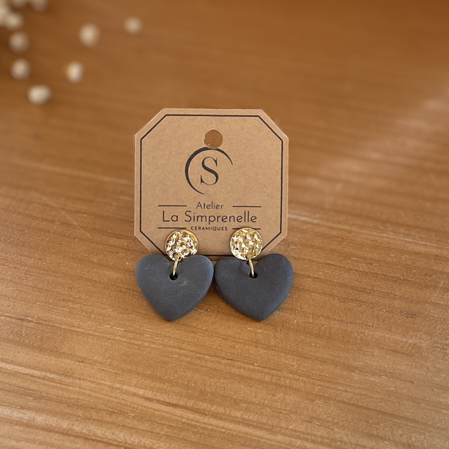 Boucles d’oreilles 🖤 Cœur