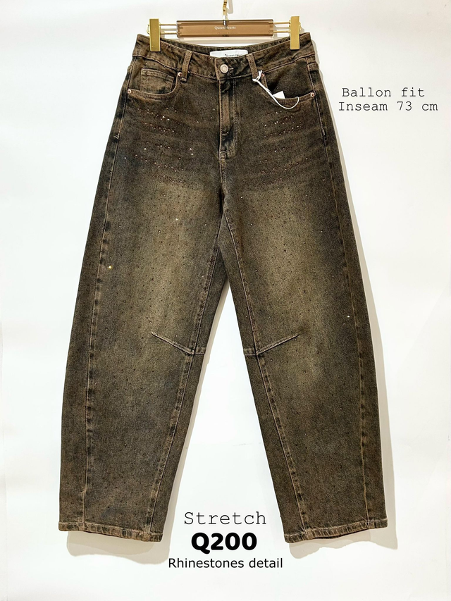 QH ballon fit met glitter