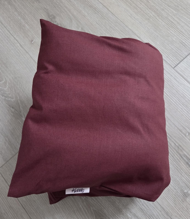 Wohlfühlkissen "mittel" 30x50cm bordeaux 