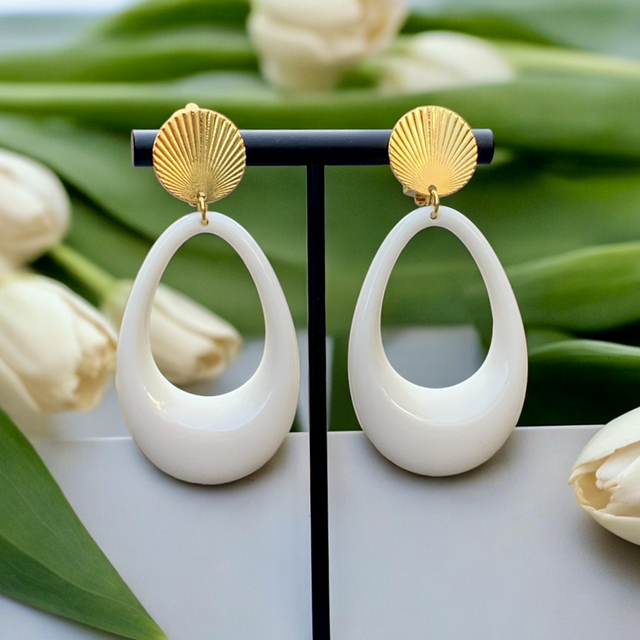 CELESTINE Ivoire Clip