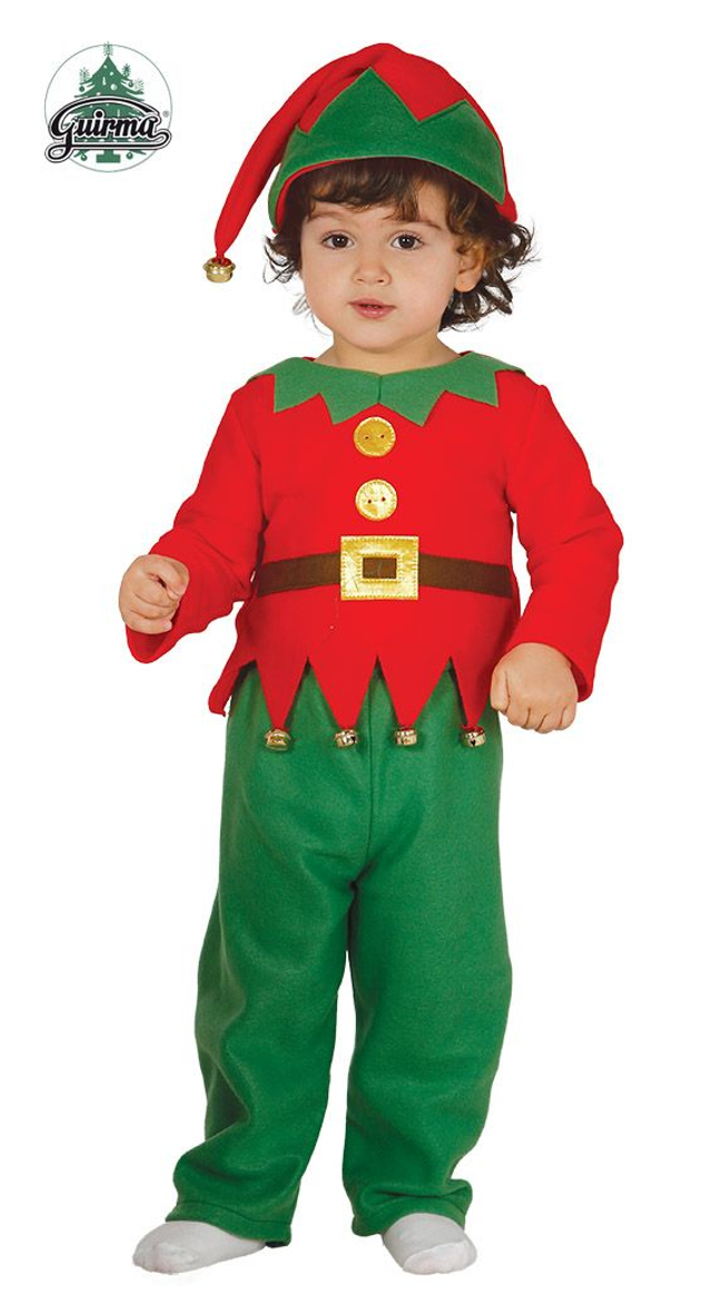 NATALE , COSTUME FOLLETTO  BABY 12/18 MESI 