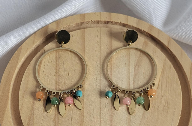 Boucles d&#039;oreilles Iris 