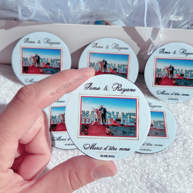 Magnet personnalisé - Mariage
