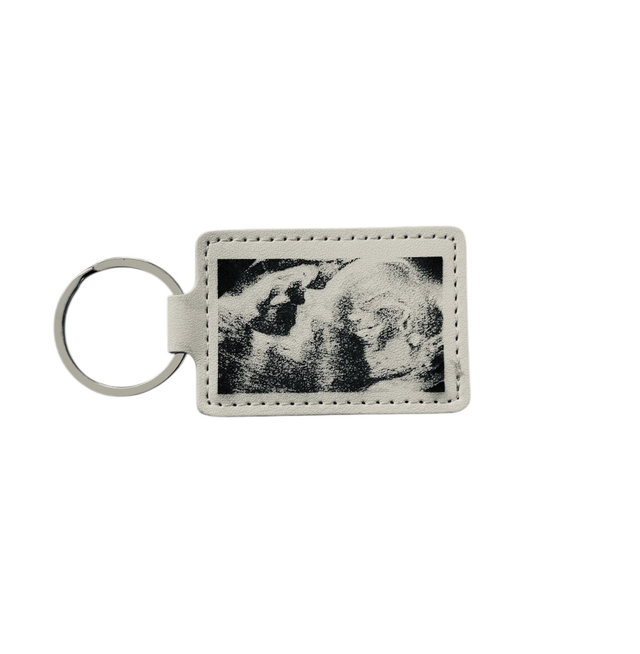 Personalised Image Key Ring | Sonogram Key Ring