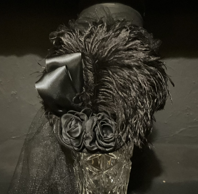 Victorian Style Hat ( Black)