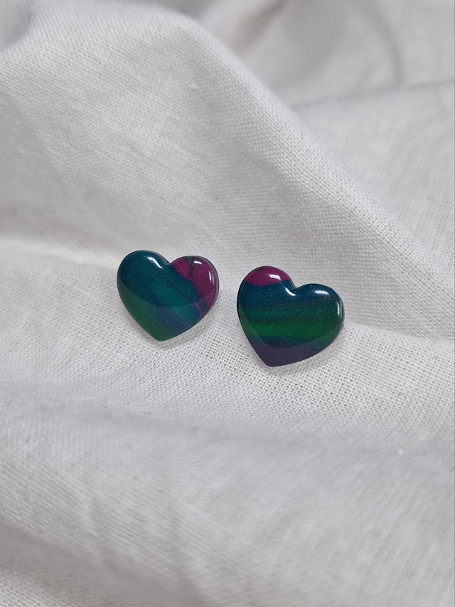 Aimée - Nuances de vert et violet