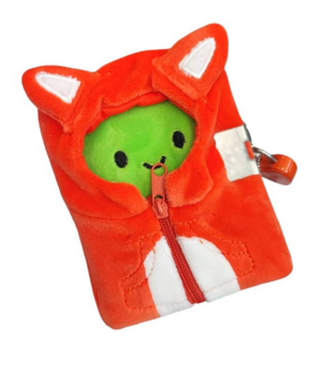 Mini diario segreto morbido con lucchetto TintaUnita Zoo