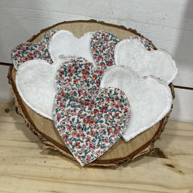 Lingettes Coeur bambou 