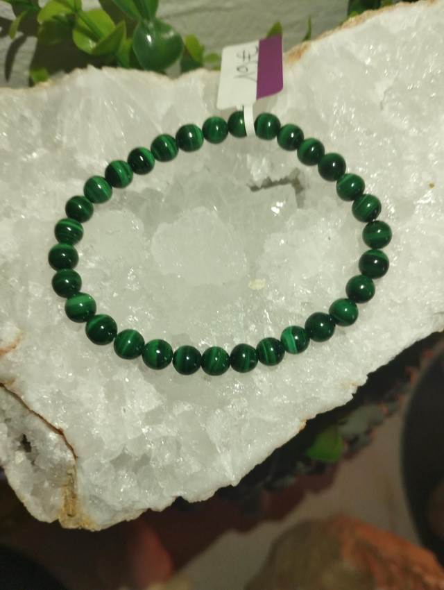 Bracelet Malachite 6mm