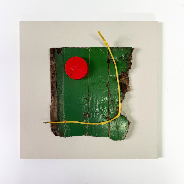 Wettest Green - 3D abstract wall sculpture