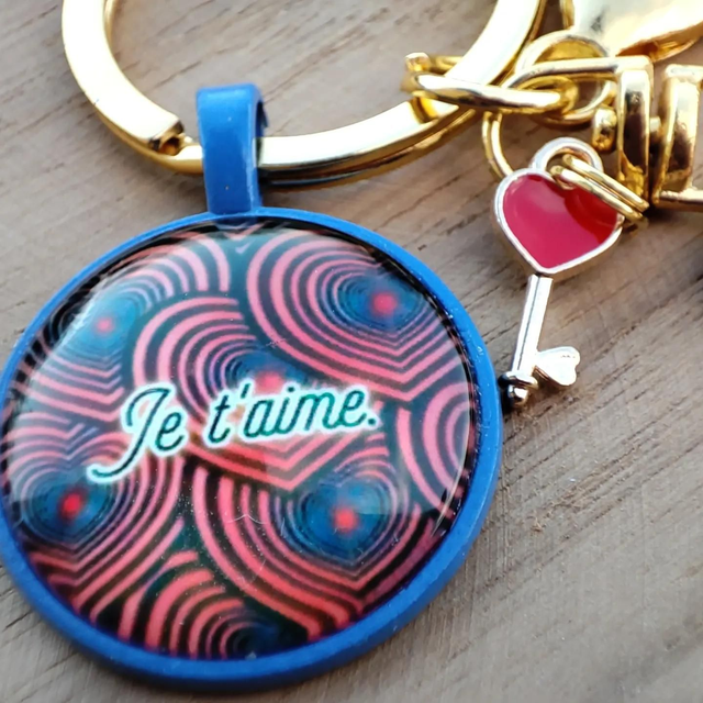 Porte Clés &#039;Je T&#039;aime&#039;